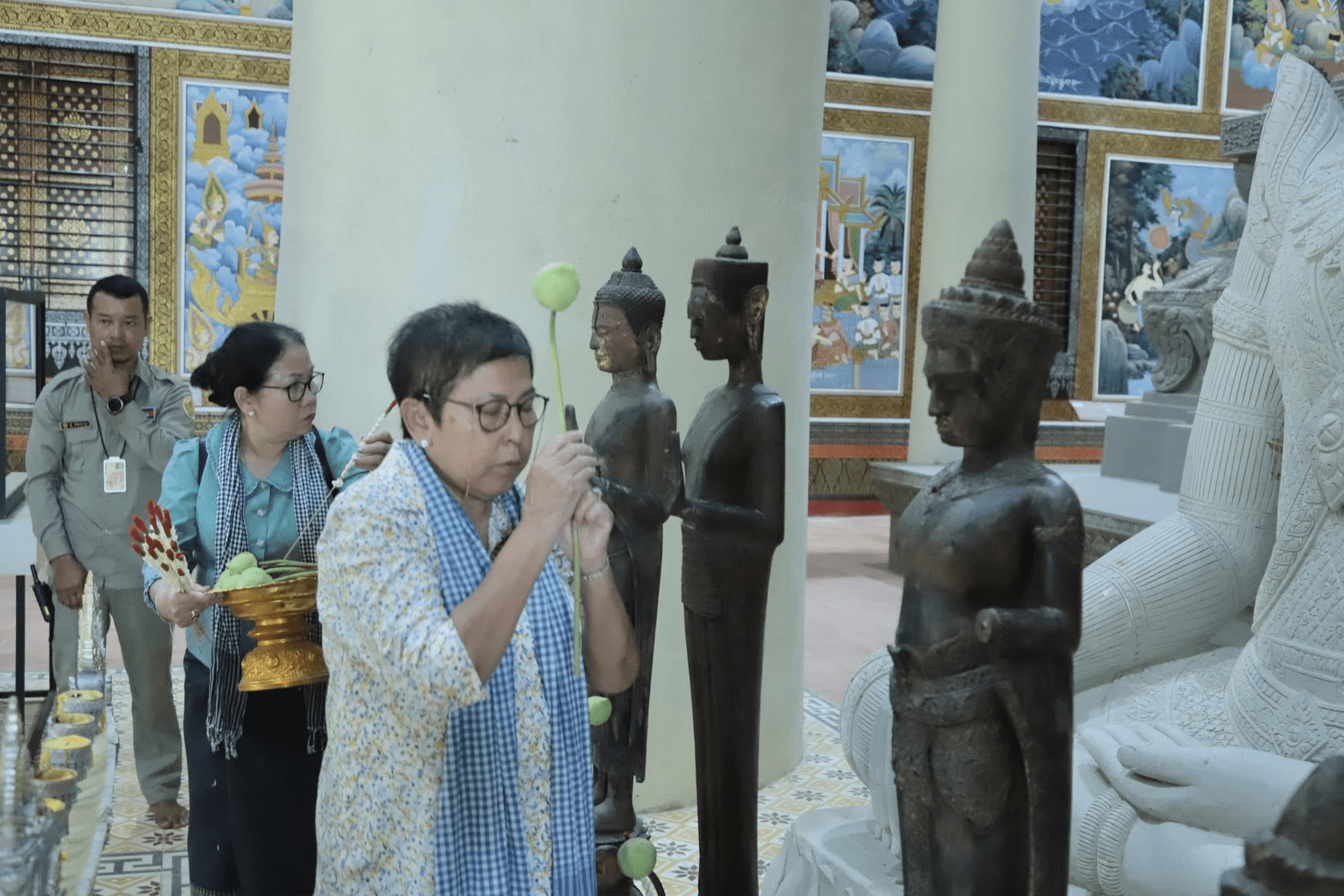 Her Excellency the Minister of Culture and Fine Arts Inspects the Preah Vihar Athaross Museum Following Restoration