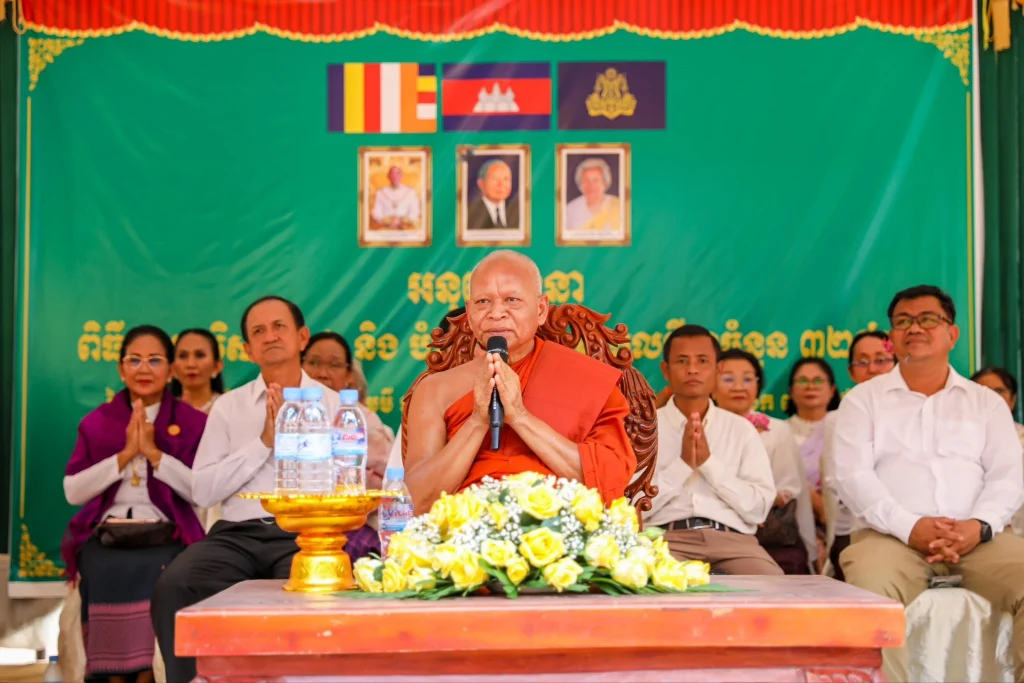 Quest for Dharma in the Land of Angkor: 328 Sons and Daughters Participate in an Ordination Ceremony at Wat Preah En Tep to Express Gratitude and Celebrate Visak Bochea