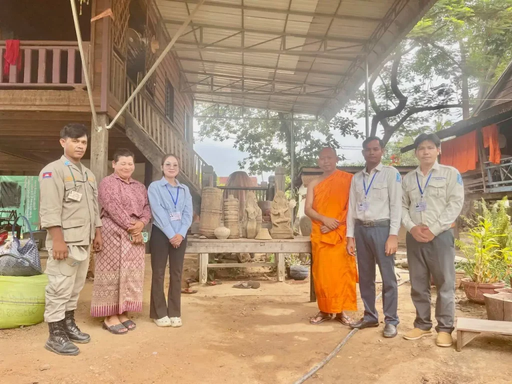 អាជ្ញាធរជាតិព្រះវិហារទទួលវត្ថុបុរាណចំនួន៧ប្រភេទ ពីរដ្ឋបាលស្រុក និងព្រះសង្ឃគង់នៅស្រុកជាំក្សាន្ត ខេត្តព្រះវិហារ